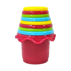 Vasos Apilables De Colores Con Sellos Para Bebés Playgro