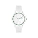 thumbnail image 1 of Funda de silicona blanca para reloj Lacoste 12.12 Quartz TR90 para hombre, 1 of 4