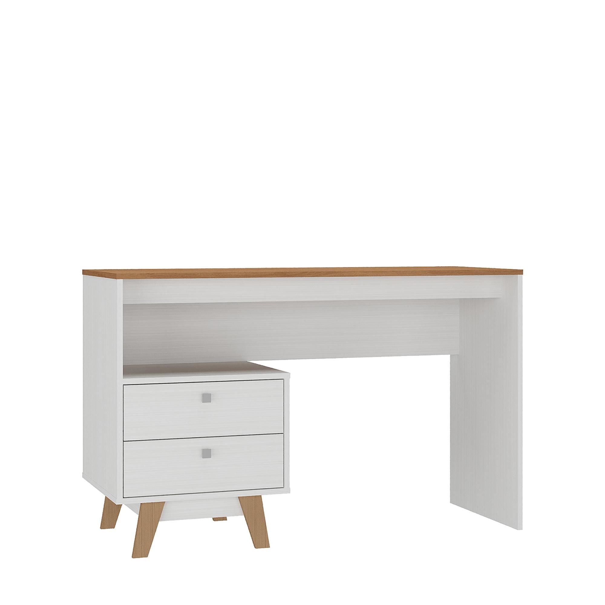 Di Poretti Design - Escritorio Ellie 2 Cajones Mdf Blanco