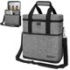 thumbnail image 1 of Bolsa portabotellas Opux con aislamiento para 6 botellas, color gris, 1 of 8