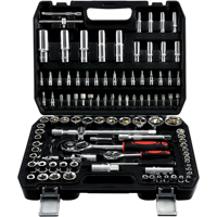 Genérico - Set De Cajas De Herramientas De Dados De 108 Piezas De Crv Negro