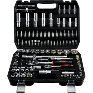 Genérico - Set De Cajas De Herramientas De Dados De 108 Piezas De Crv Negro