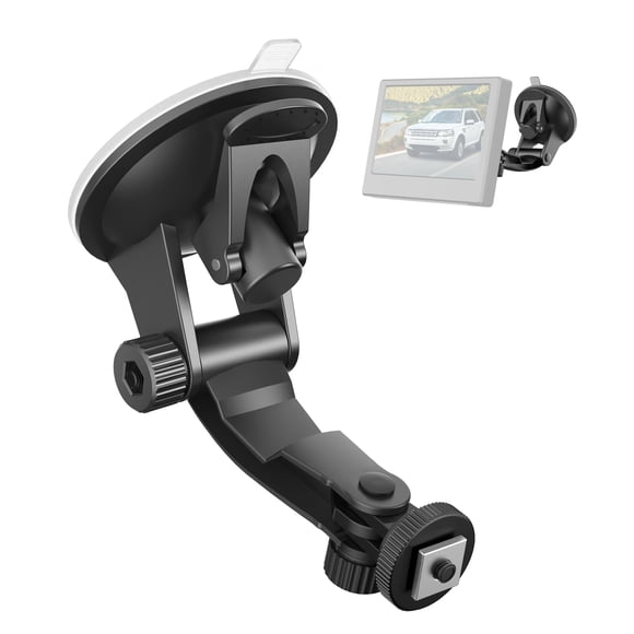 Soporte para monitor de cámara trasera Pixelman, ventosa de 7/9 pulgadas