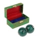 thumbnail image 1 of Bolas De Masaje De 2 Piezas Con Caja De Almacenamiento Bolas De Baoding Para Personas De Mediana Edad Gossip Green, 1 of 5