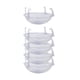 thumbnail image 1 of Paquete de 5 Platillos Transparentes para Plantas con Ganchos, Bandeja de Goteo para Drenar El Agua, Recipiente Decorativo para Plantas para El Alféiz, 1 of 5