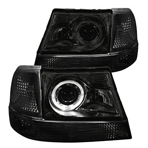 Faros SPEC-D TUNING para Ford Ranger 1998-2000, par ahumado