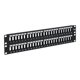 thumbnail image 1 of Panel de conexiones ICC Keystone en blanco de 48 puertos y 2U con montaje en rack de 19 pulgadas, 1 of 9