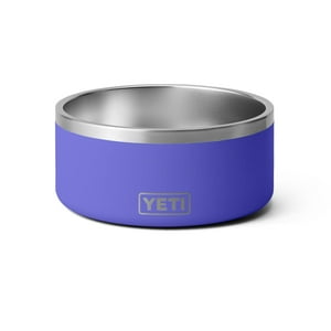 Cuenco Para Perros Yeti Boomer 8 De Acero Inoxidable, 1,9 L, Violeta Ultramar