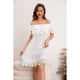 thumbnail image 1 of Vestido Mujer Corto Playero Macramé Salida De Baño Verano 349, 1 of 2