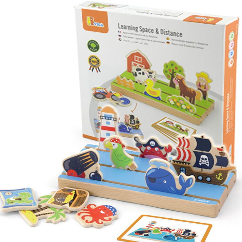 Viga - Juego Madera Aprende Distancia Y Espacio
