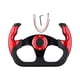 thumbnail image 5 of Volante de Coche Genérico de 13 Pulgadas, Aleación de Aluminio de Alto Rendimiento, Agarre Cómodo, Accesorios Interiores de Coche Universales Rojo, 5 of 5
