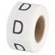 thumbnail image 1 of Uxcell Etiquetas de Inventario de Letras D 1 pulgada Pegatinas de Letras Mayúsculas Etiquetas Redondas Autoadhesivas 1 Rollo Total 500 Piezas, 1 of 6