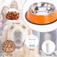thumbnail image 4 of Cuencos de acero inoxidable para perros, antideslizantes, apilables, para comida y agua (paquete de 2), 4 of 5