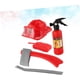 thumbnail image 4 of Mochila con pistola de agua para niños, 5 piezas de accesorios de bombero, 4 of 7