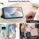 thumbnail image 5 of Funda de Cuero Tipo Billetera para Google Pixel 9 / Pixel 9 Pro 6.3", con Tarjetero, Correa para Muñeca, Soporte a Prueba de Golpes con Relieve de Patrón Feliz, Verde Claro, 5 of 8