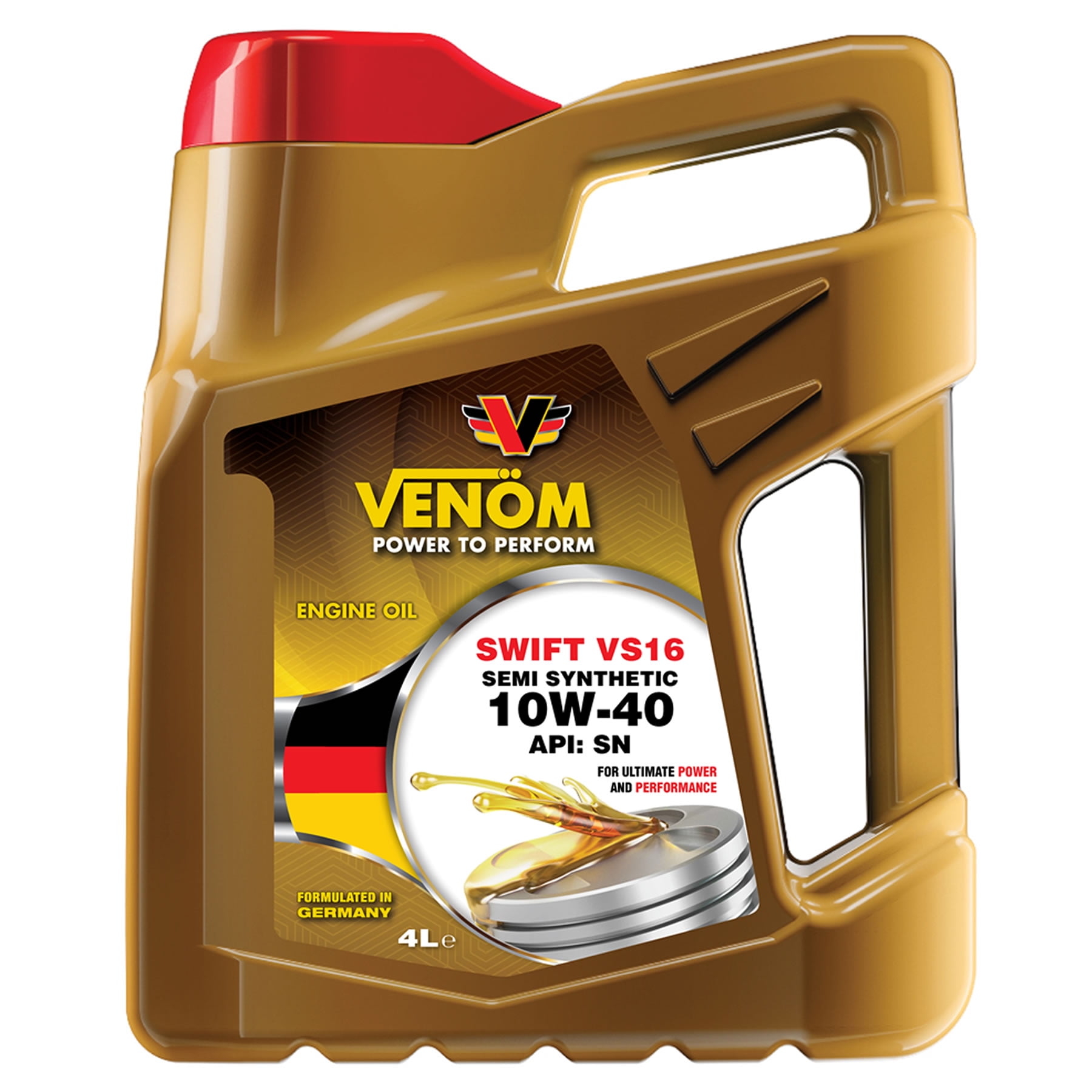 Aceite Para Motor 10w-40 Venom Swift Vs16 Api Sn 4l
