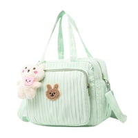 Bothyi - Bolsa De Pañales Bolso Reutilizable Gran Capacidad Espaciosa Momia Bolsa De Maquillaje Bolso Verde