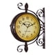 thumbnail image 1 of Reloj De Pared Redondo De Doble Cara, Decorativo, Para Dormitorio, Sala De Estar, Hotel., 1 of 5