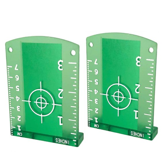 Targets láser YOTOM, paquete de 2, magnéticos, haz verde