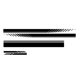thumbnail image 4 of 5PCS Long Stripe Graphics Car Racing Side Body Hood Espejo Calcomanías Negro, 4 of 5