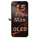 thumbnail image 1 of OLED Pantalla para iPhone 15 Pro Max (No LCD), Pantalla Retina Completa de 6.1 Pulgadas con Ensamblaje de Marco Digitalizador Táctil, 1 of 6