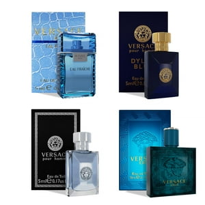 Set De Perfume Versace Cologne Para Hombre Eros, Pour Homme, Dylan Blue