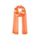 thumbnail image 1 of Bufanda Vintage de Rayas para Mujer, Pañuelo Ligero y Sedoso para el Sol, Envoltura para la Cabeza, Bandanas para el Verano, Talla Única, Naranja, 1 of 6