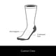 thumbnail image 3 of Calcetines de Hombre Calvin Klein 4 Pares Algodón Blanco, 3 of 7