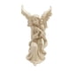 thumbnail image 1 of Estatua de ángel Estatua de ángel Estatuas decorativas europeas Recuerdos Artesanía Estatua coleccionable Escultura de ángel para estante de gabinetes Beige, 1 of 5