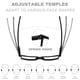 thumbnail image 5 of Lentes de Lectura tenuopticss Paquete de 4, Montura Sobredimensionada +3.25, 5 of 6