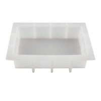 Magideal - De Silicona De Fundición De Resina Adornos De Diy De Joyería De Silicona Para Elaboración De Yeso , Cuadrado 222X155X51Mm