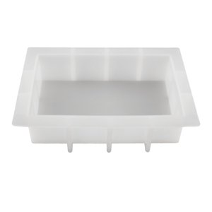 Magideal - De Silicona De Fundición De Resina Adornos De Diy De Joyería De Silicona Para Elaboración De Yeso , Cuadrado 222X155X51Mm