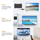 thumbnail image 4 of Antena de TV Antena digital HDTV Antena interior Amplificador HDTV Antena de TV superplana para DVB-T DVB-T2 DTMB ATSC/ DMB-T/ ISDB-T/ Admite canales gratuitos 4K HD/1080p, etc., 4 of 8