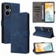thumbnail image 1 of Funda Billetera para BLU G64 con Soporte - Cartera de Cuero con Ranuras Azul, 1 of 5