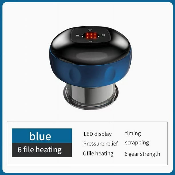 Intelligent Vacuum Cupping Massage Device Electric Heating Scraping Suction Cups Physical Fatigue Relieve Health Guasha Cans