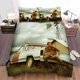 thumbnail image 1 of Hell Or High Water ii 0 Alone With Blue Car Photo Quilt Duvet Cover Set3-Piece Bedding Set, 1 of 5