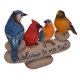 thumbnail image 3 of Figura Mark Feldstein Welcome Birds, resina, 18 cm, para exteriores, 3 of 4