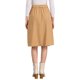 thumbnail image 3 of INSPIRE CHIC Falda Midi de Pana de Cintura Alta para Mujer, Línea A, con Botones al Frente, Plisada, con Cinturón y Bolsillos, Color Camel, Talla M, 3 of 6