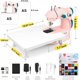 thumbnail image 2 of Máquina de coser Magicfly Mini de doble velocidad rosa, 2 of 8