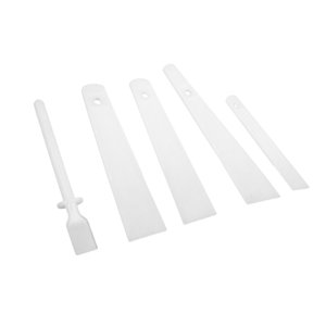 Bothyi - 5X Esparcidores De Pegamento Raspadores De Pintura Flexibles Herramienta De Artesanía De Cuero Multifunción