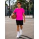 thumbnail image 3 of Polera Deportiva Niño Antitranspirante Dryfit Manga Corta Uv Fucisa Liso 4, 3 of 3