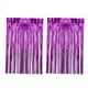 thumbnail image 4 of Cortinas Con Flecos De Papel De Aluminio Brillante, Decoración Para Halloween, Carnaval, Graduación, Color Rojo Rosa, 2 Uds., 4 of 5