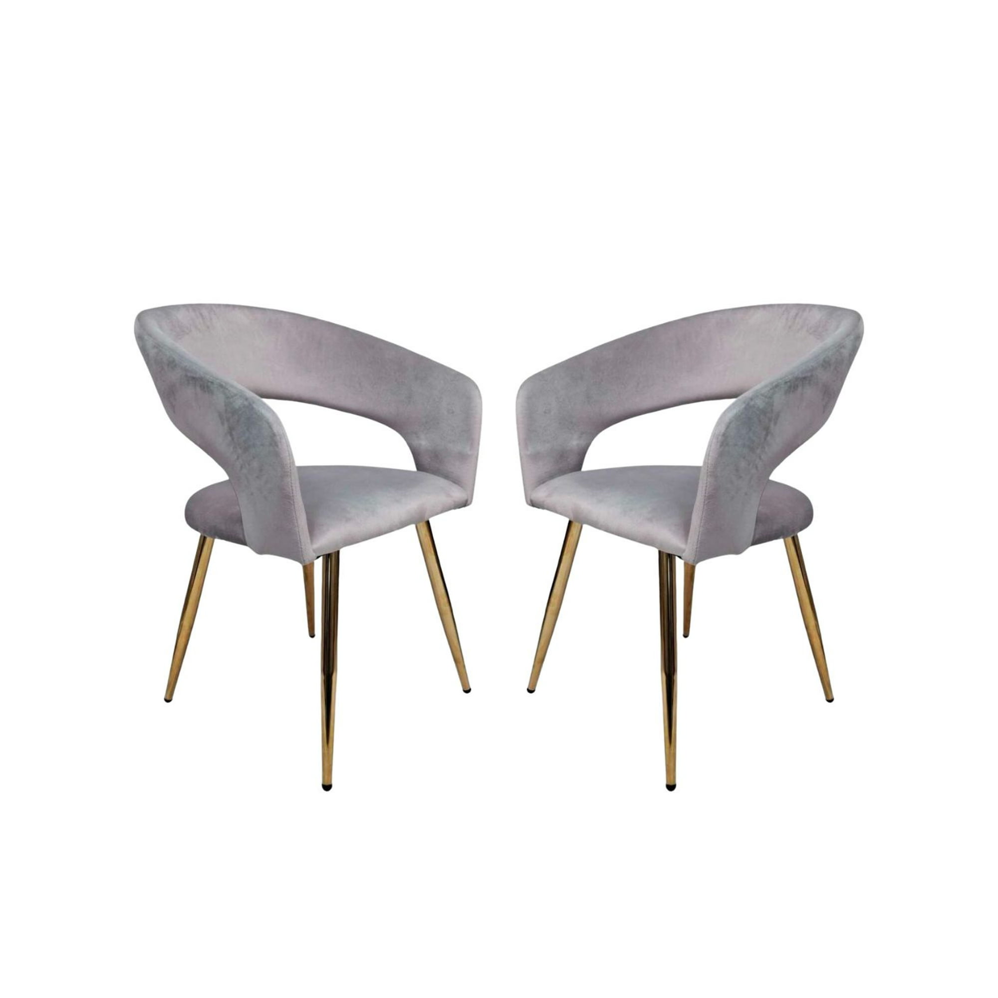 Habita2 Chile - Pack 2 Sitiales Florencia Silla Para Comedor - Gris