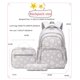 thumbnail image 3 of Set de Mochila ETAISHOW con Estampado de Margaritas 3 Piezas para Niñas, 3 of 7