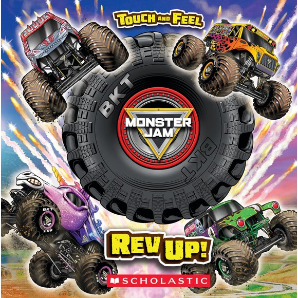 Libro Scholastic Monster Jam: ¡Acelera! Táctil