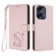 thumbnail image 1 of Funda Volteable tipo Billetera con Correa para Infinix Hot 30 4G, Rosa, 1 of 6