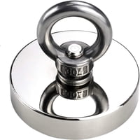 Imán De Pesca Diymag, 227 Kg, Fuerza De Tracción, 6 Cm De Diámetro