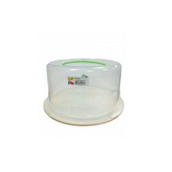 Envase plastico para pasteles transporte conservación Transportador De Tortas 25 cm N2