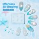 thumbnail image 4 of Gel de Arte para Uñas beetles 20 g Transparente y Blanco – 2 piezas + Pluma, 4 of 7