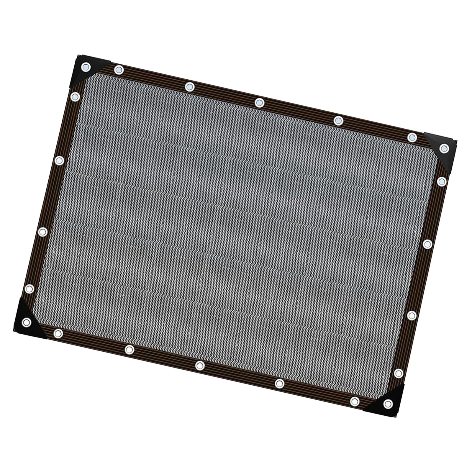 Magideal - Malla De Sombra Negra, Red De Protección Solar Para Jardín, Transpirable, 100 X 200 Cm, Lona De Malla, Toldo Exterior Para Patio, Pérgola, Terraza, In